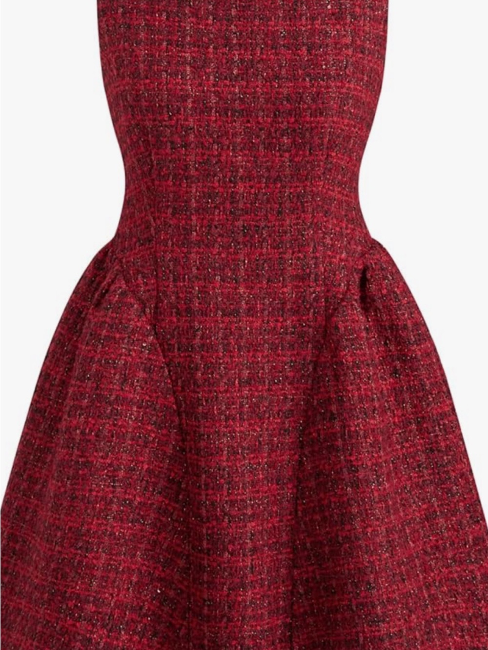 Cider Wine Red Tweed Boat Neck Mini Dress Christmas Dress Classy Party Dress 1x